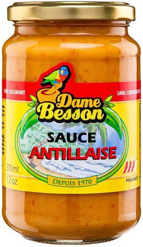 Sauce creoline 500g Dame Besson - Sauce piquante et creole sur