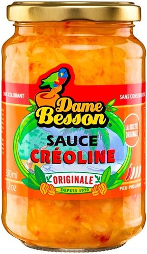 Sauce créoline de Guadeloupe - Originale - Dame Besson